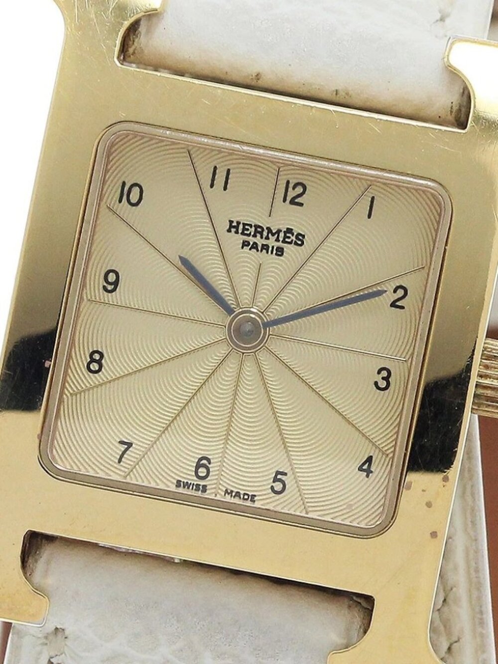 HERMES H watch HH1.201 Double Tour Gold Dial Quartz Ladies Watch_950261